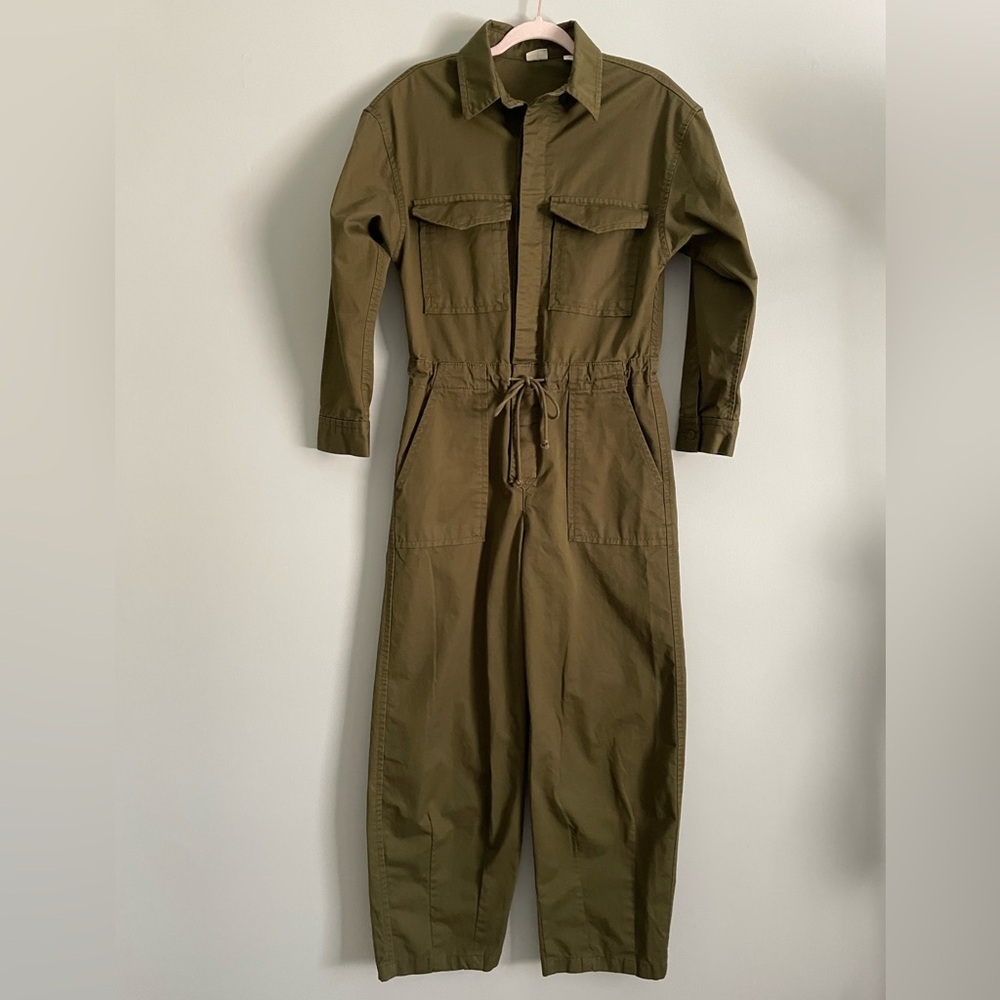 Levi’s Long Sleeve Baggy Surplus Jumpsuit in Olive Green - Picture 5 of 15